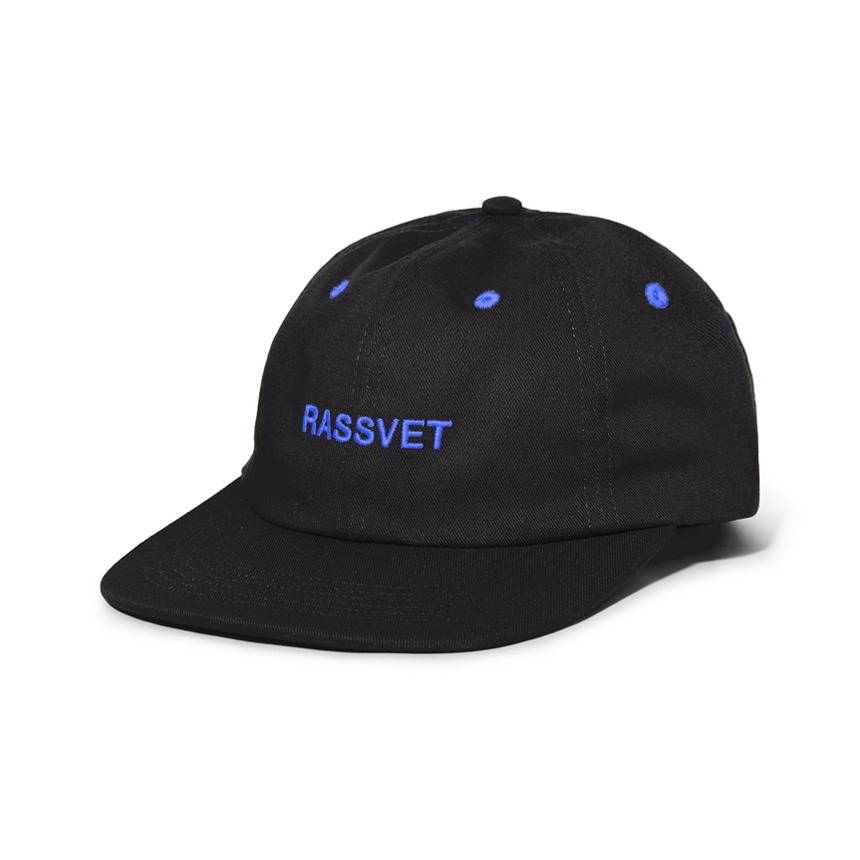 6-Panel Rassvet Logo Cap Woven - Black