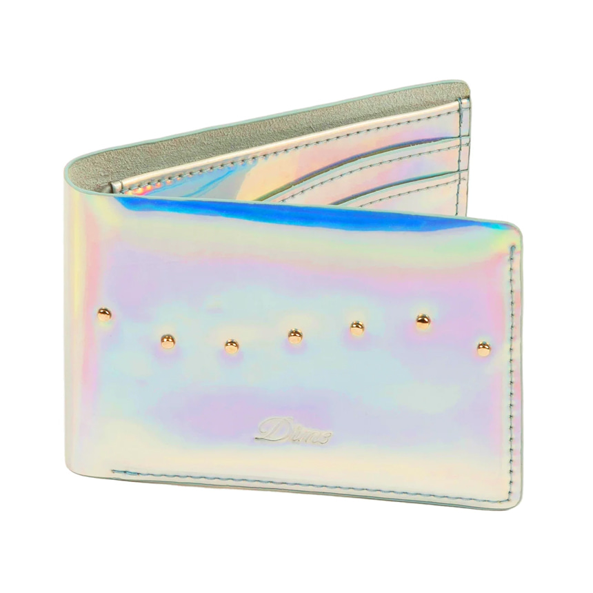 Studded Bifold Wallet - Holographic