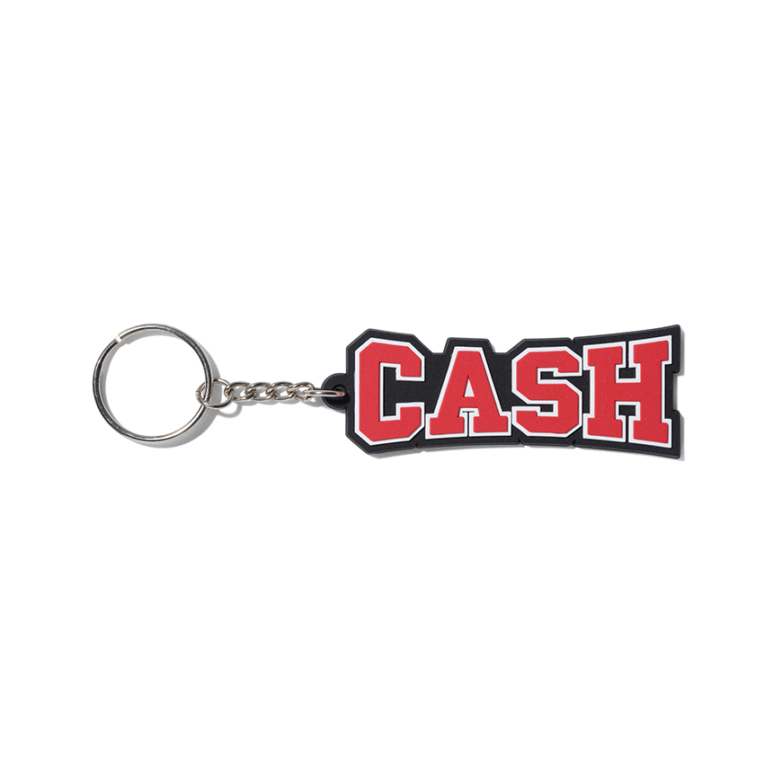 Campus Rubber Key Chain - Black/Red