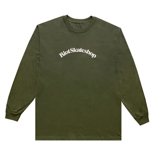 Arch Logo L/S Tee - Military Green