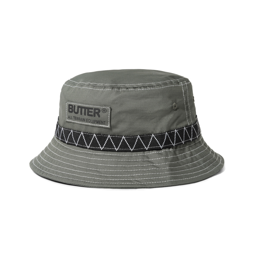Terrain Contrast Stitch Bucket Hat - Army