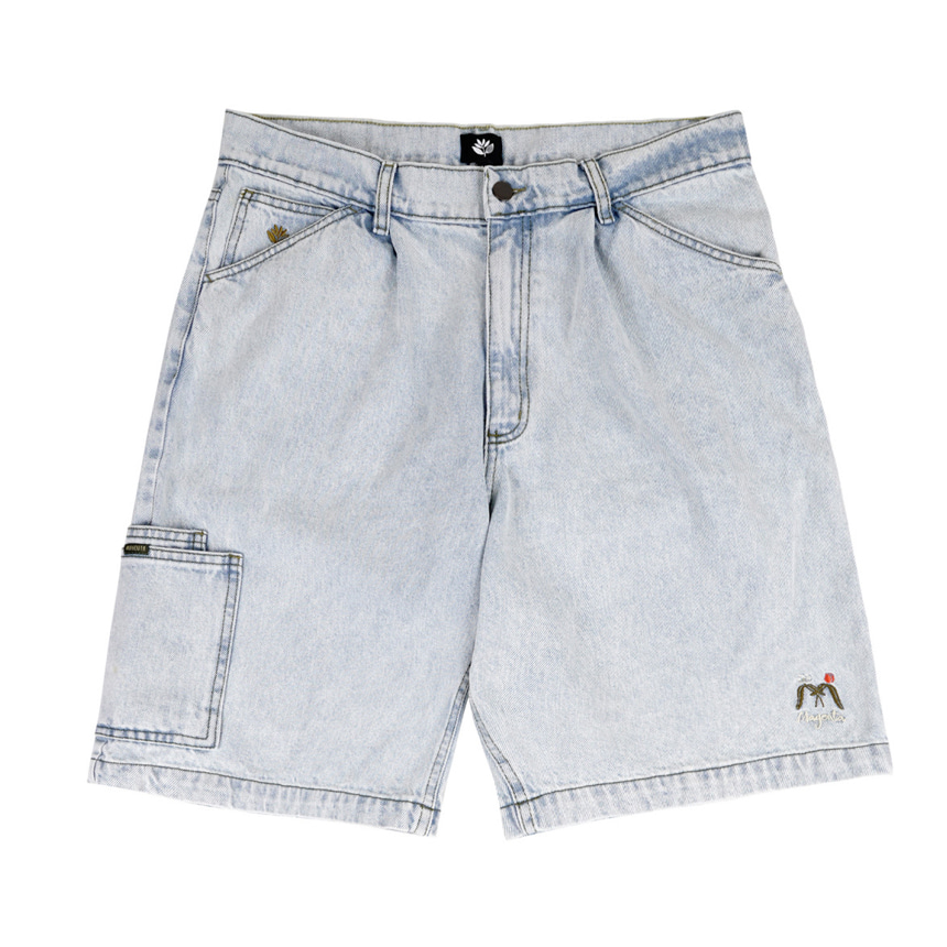OG Denim Pocket Long Shorts - Ultrawashed Denim