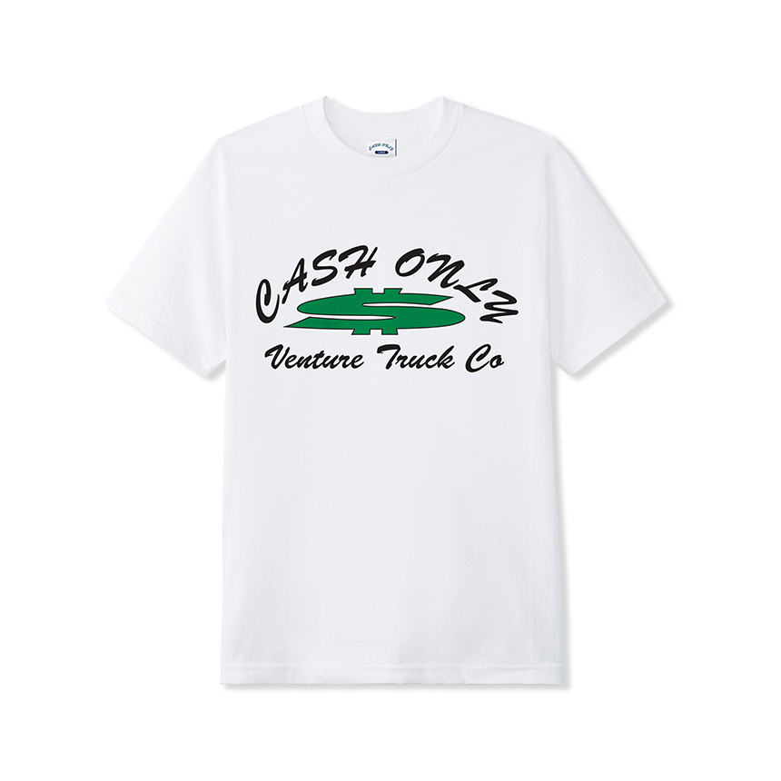 Cash Only x Venture Dollar Sign Tee - White