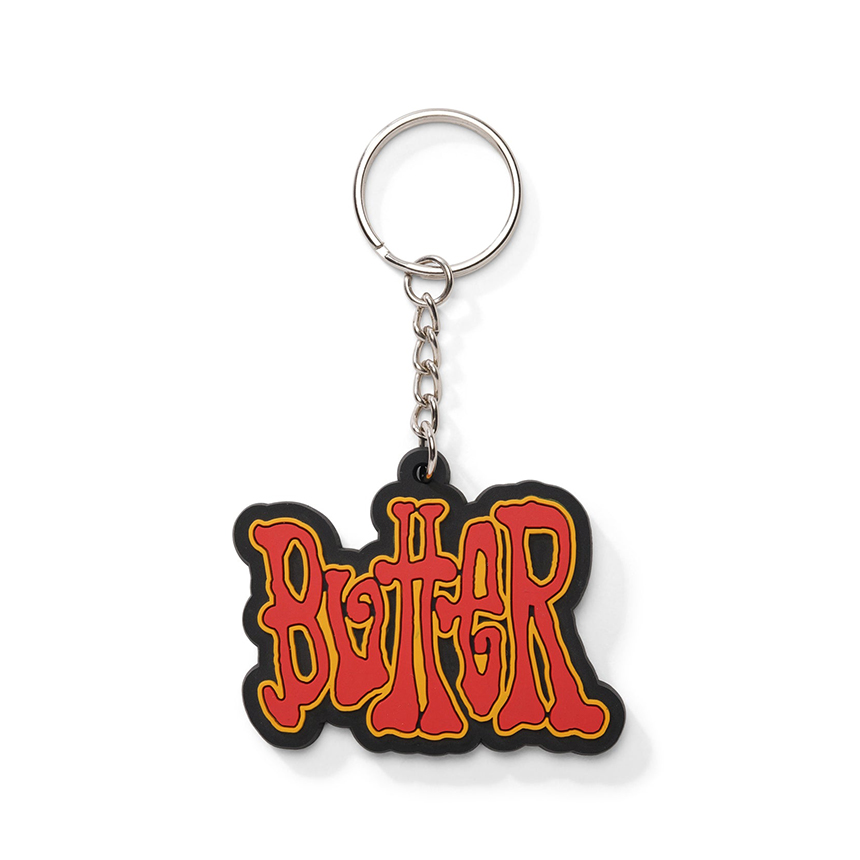 Tour Rubber Key Chain - Red/Yellow